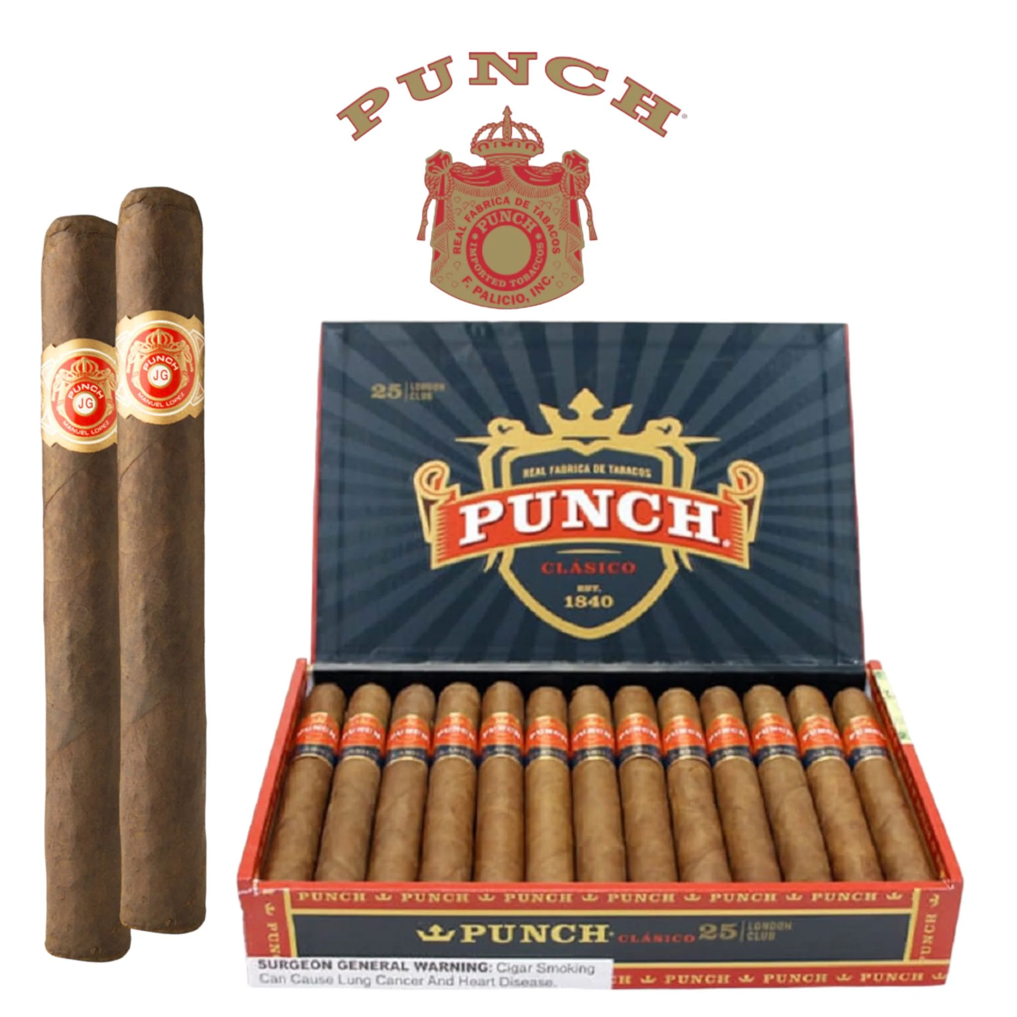 Punch Cigars London Club English-25ct