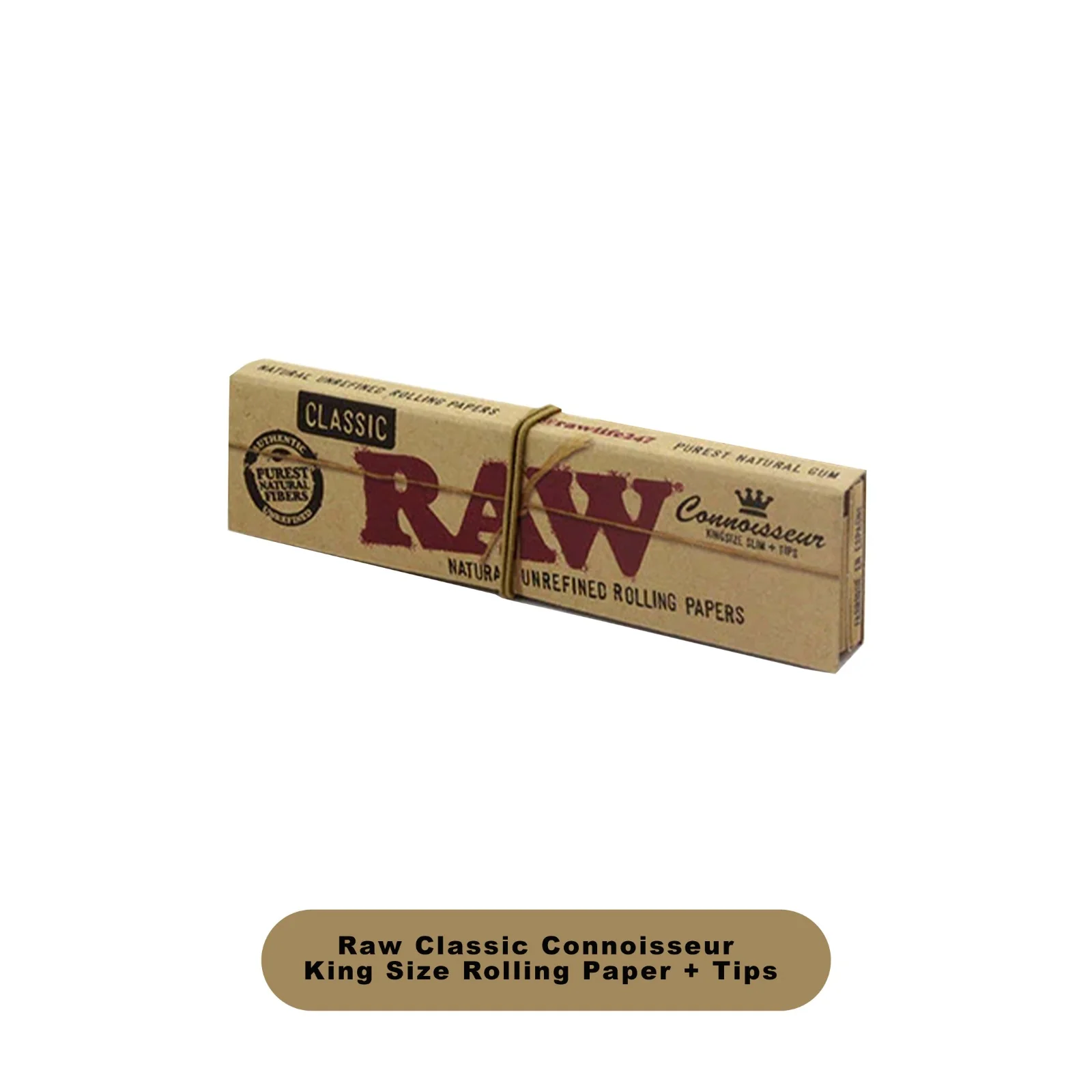 Raw Classic Connoisseur King Size Papers+Tips-24ct - Image 2