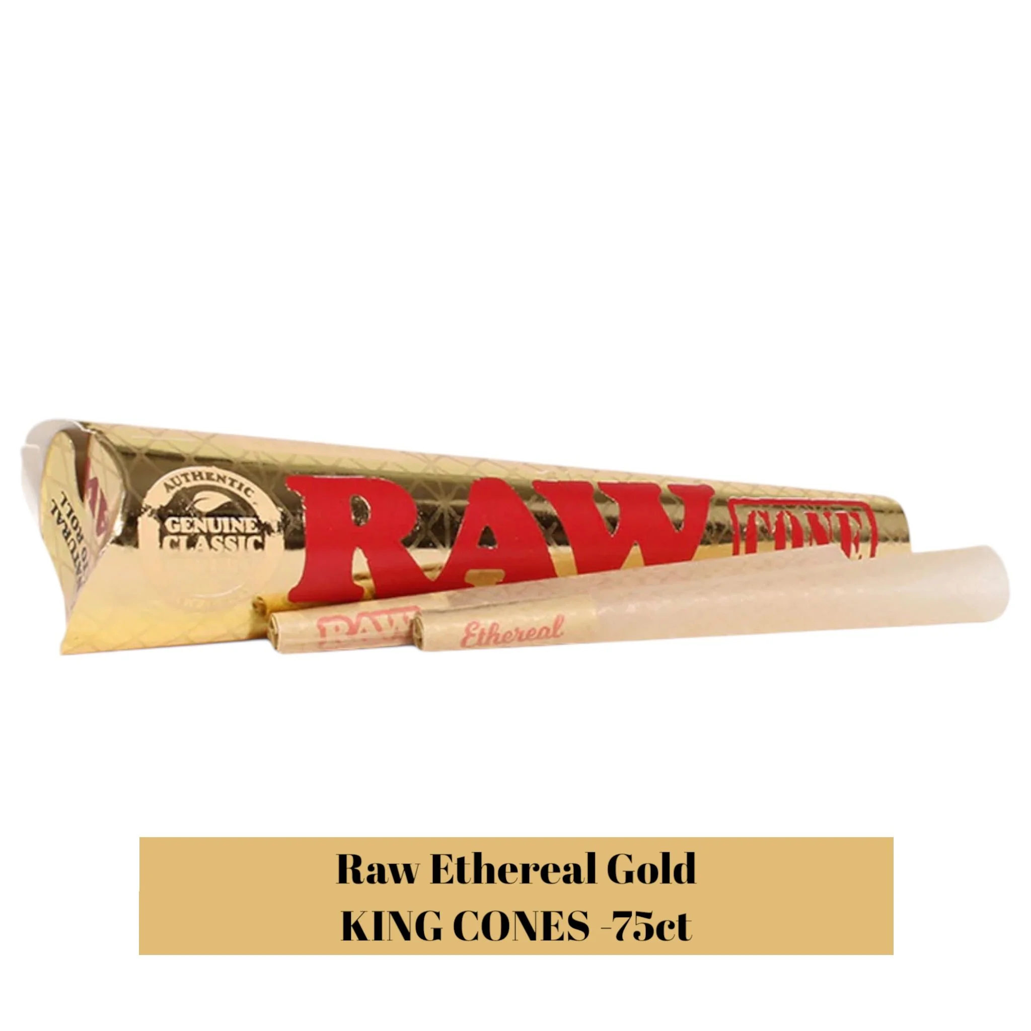Raw Ethereal CONES Gold King -75ct - Image 2