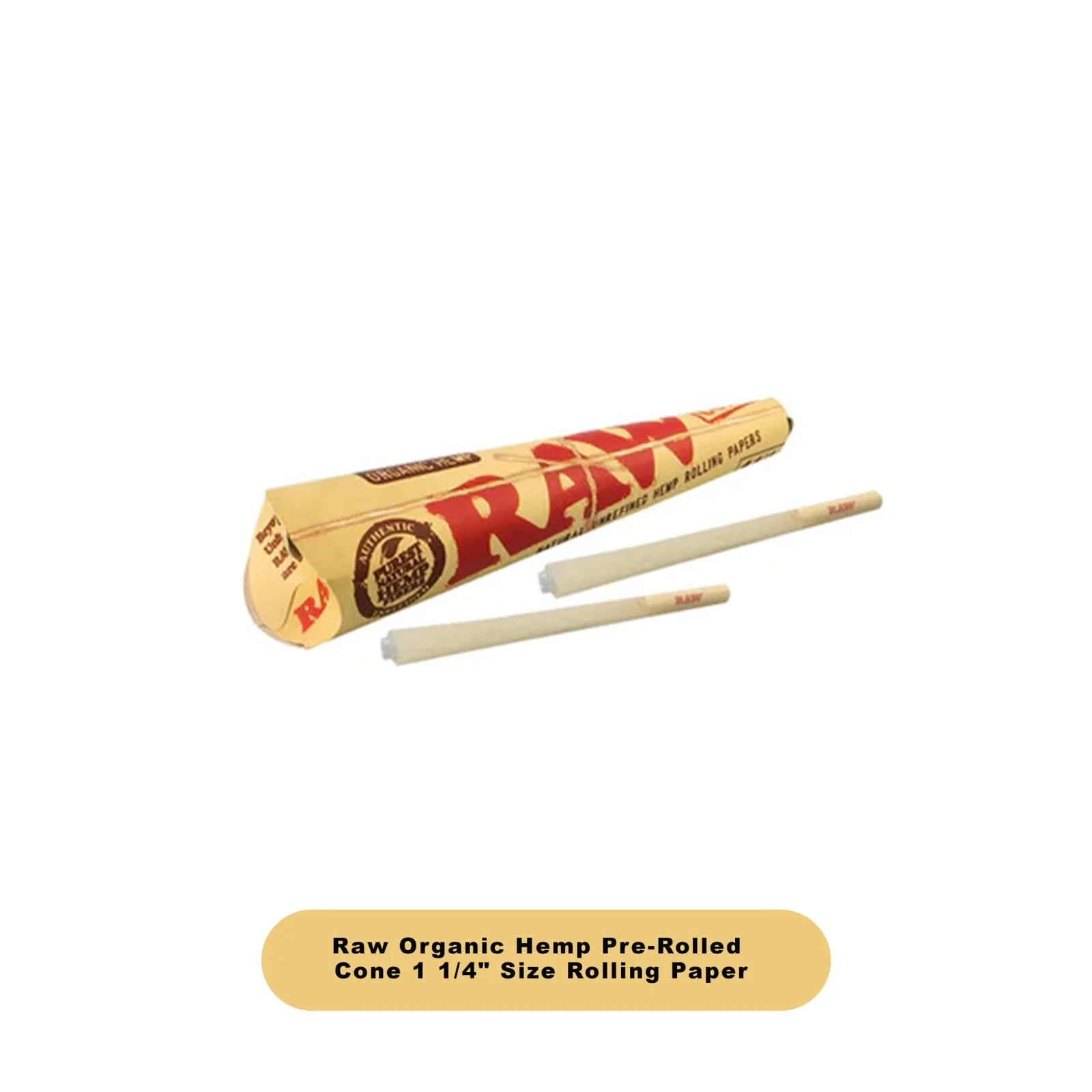 Raw Organic Hemp 1 1/4 Cones 6pk-32ct - Image 2