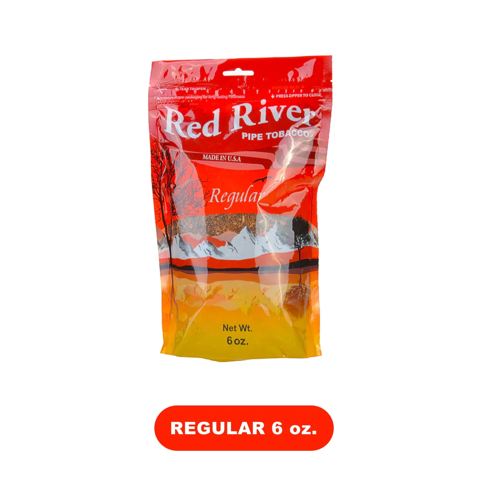 Red River Pipe Tobacco 6oz Pouch - Image 3
