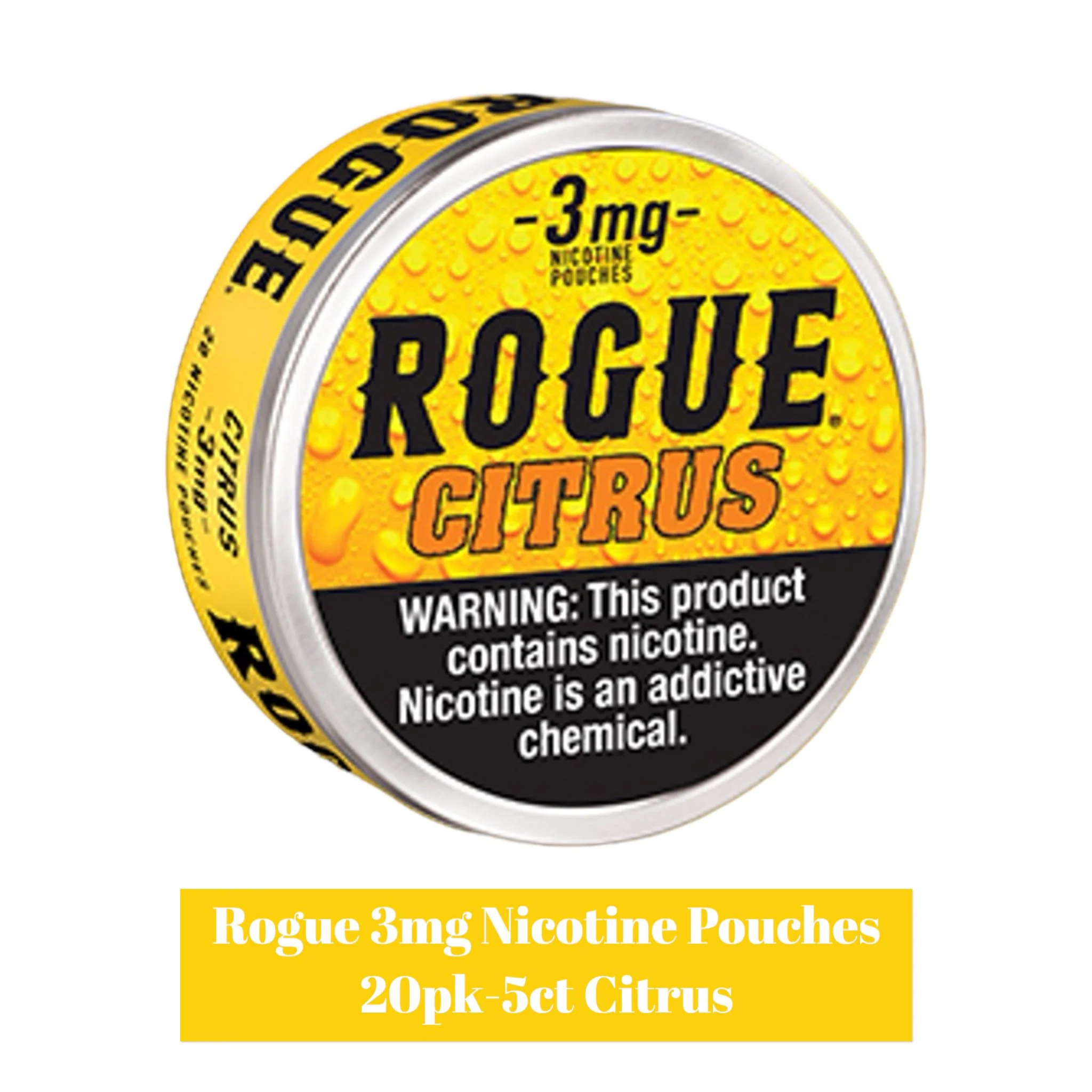 Rogue 3mg Nicotine Pouches 20pk- 5ct - Image 4