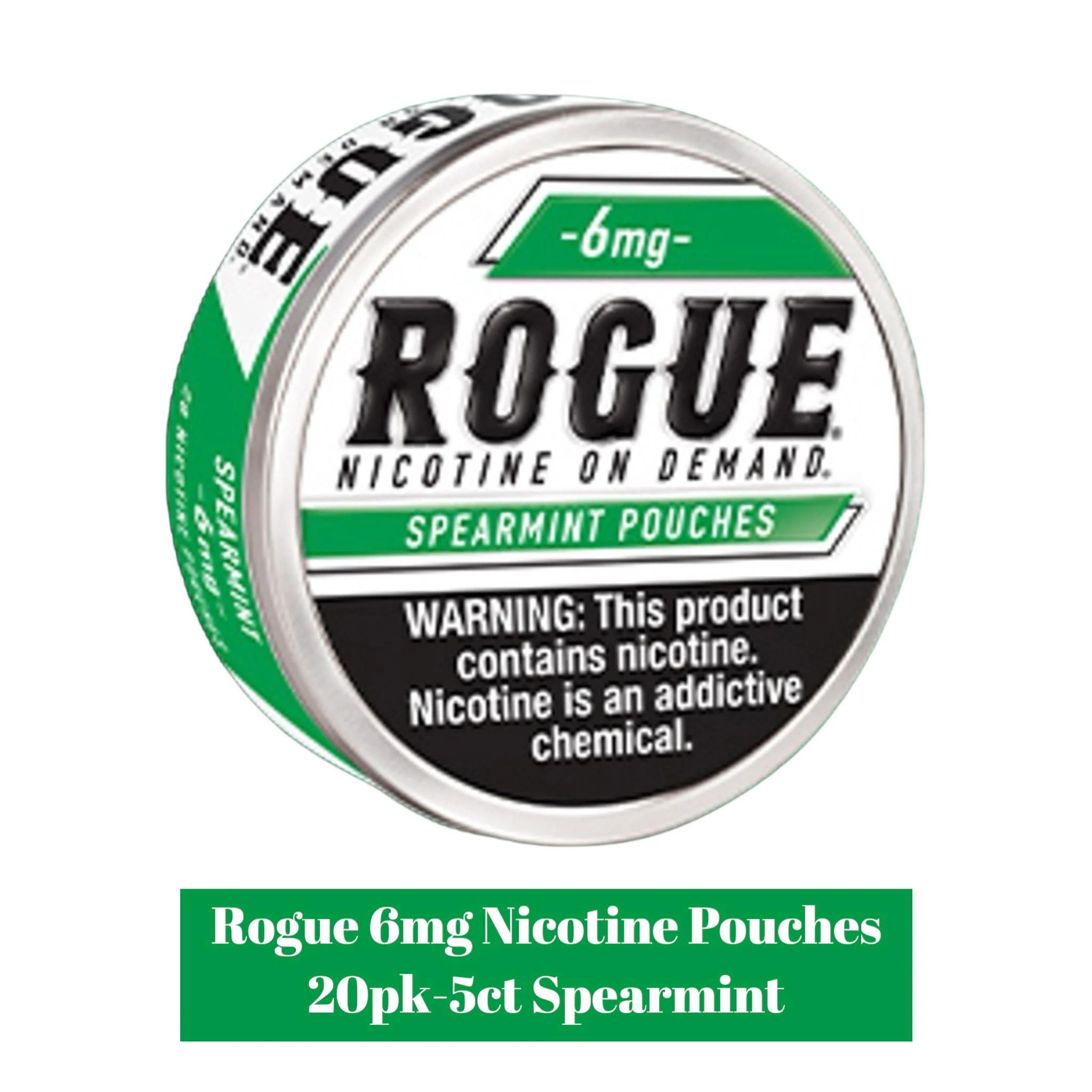 Rogue 6mg Nicotine Pouches 20pk- 5ct - Image 7