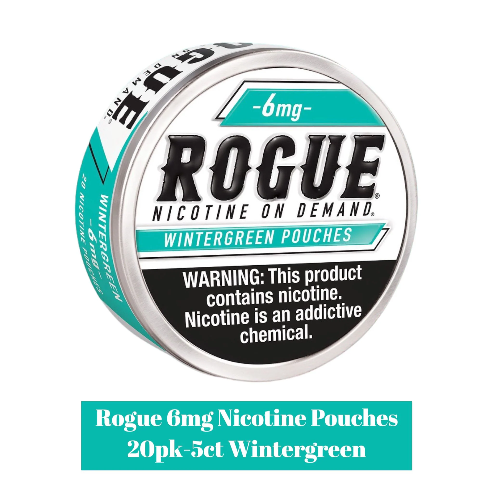 Rogue 6mg Nicotine Pouches 20pk- 5ct - Image 8