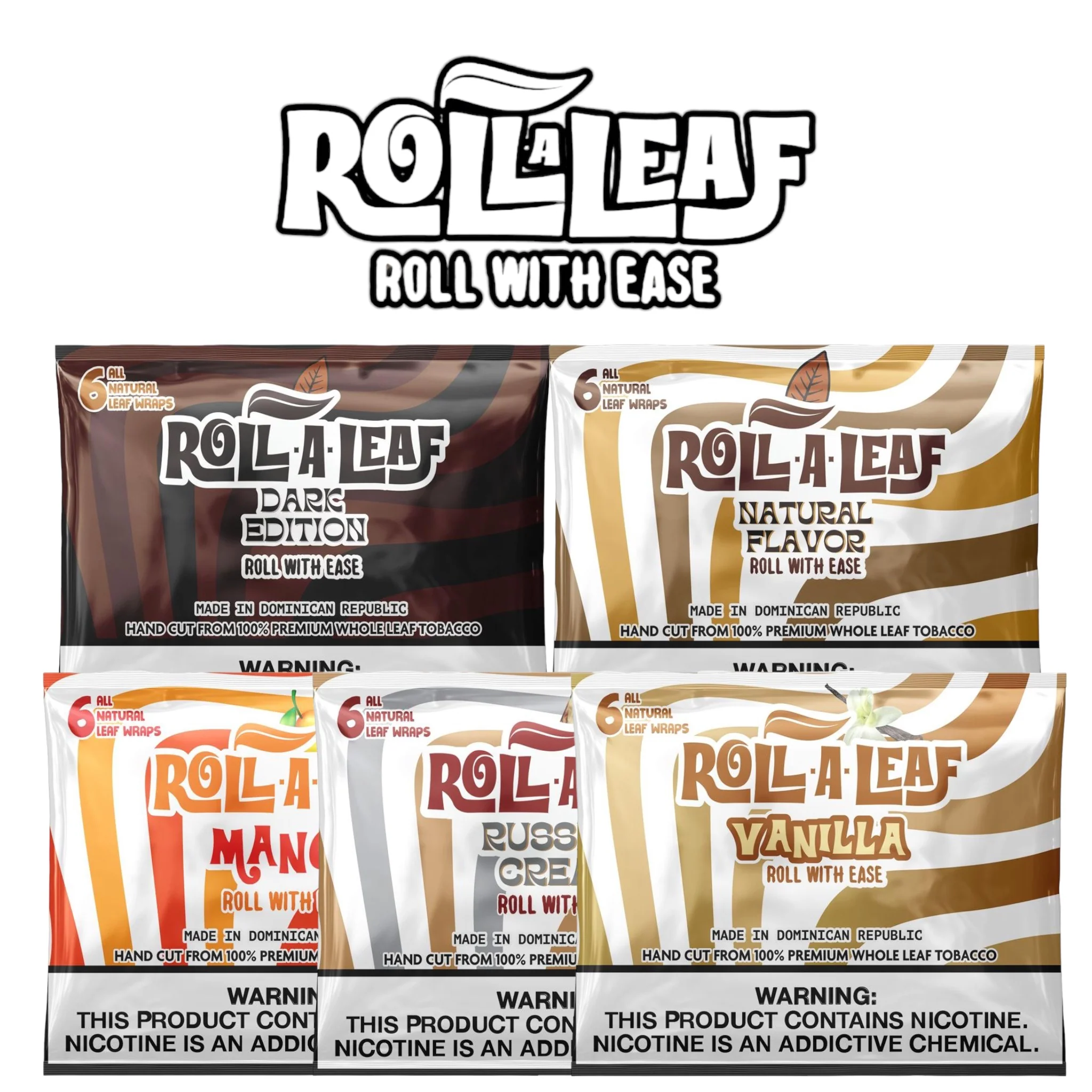 Roll A Leaf Wraps 6pk - 8ct