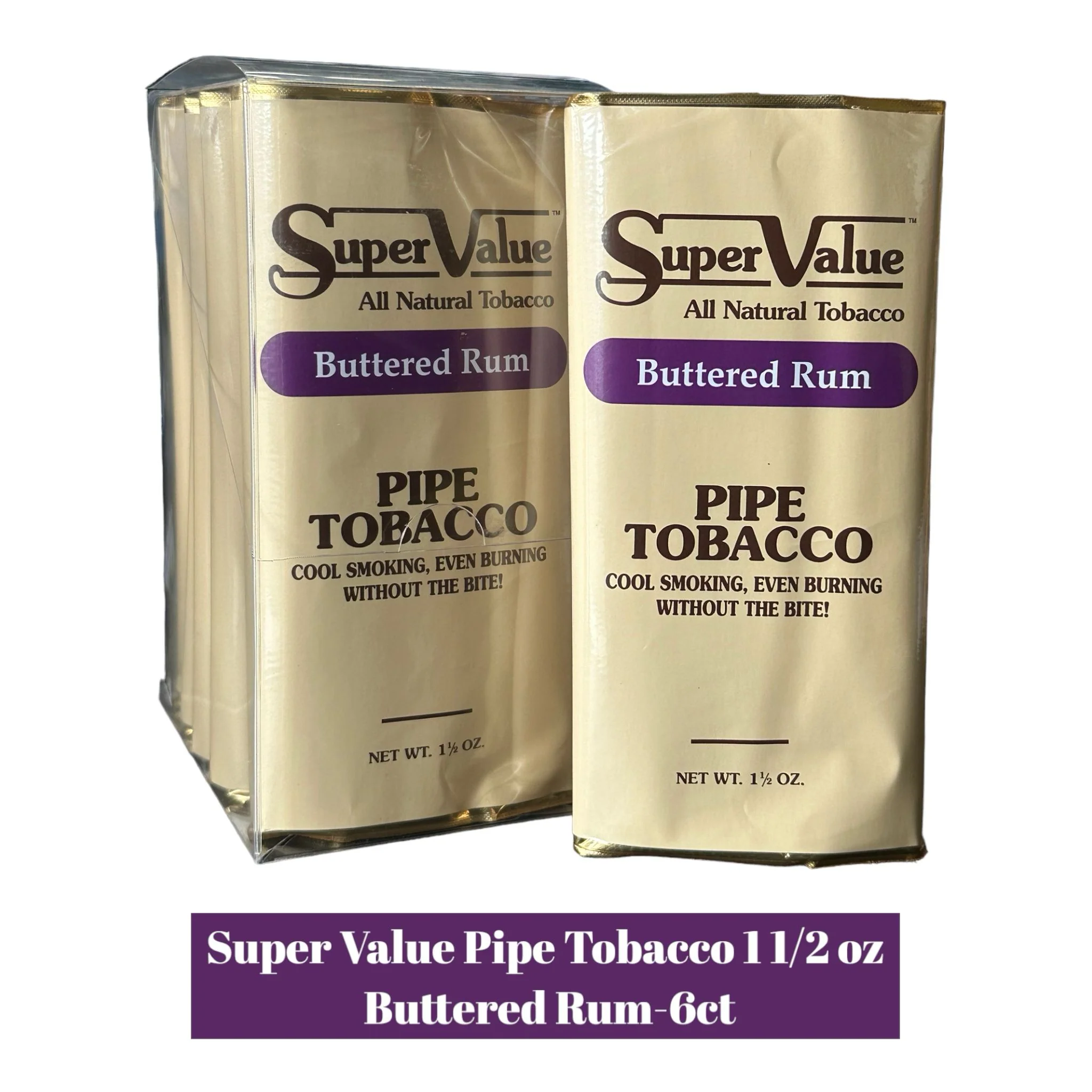 Super Value Pipe Tobacco 1.5 oz -6ct - Image 4