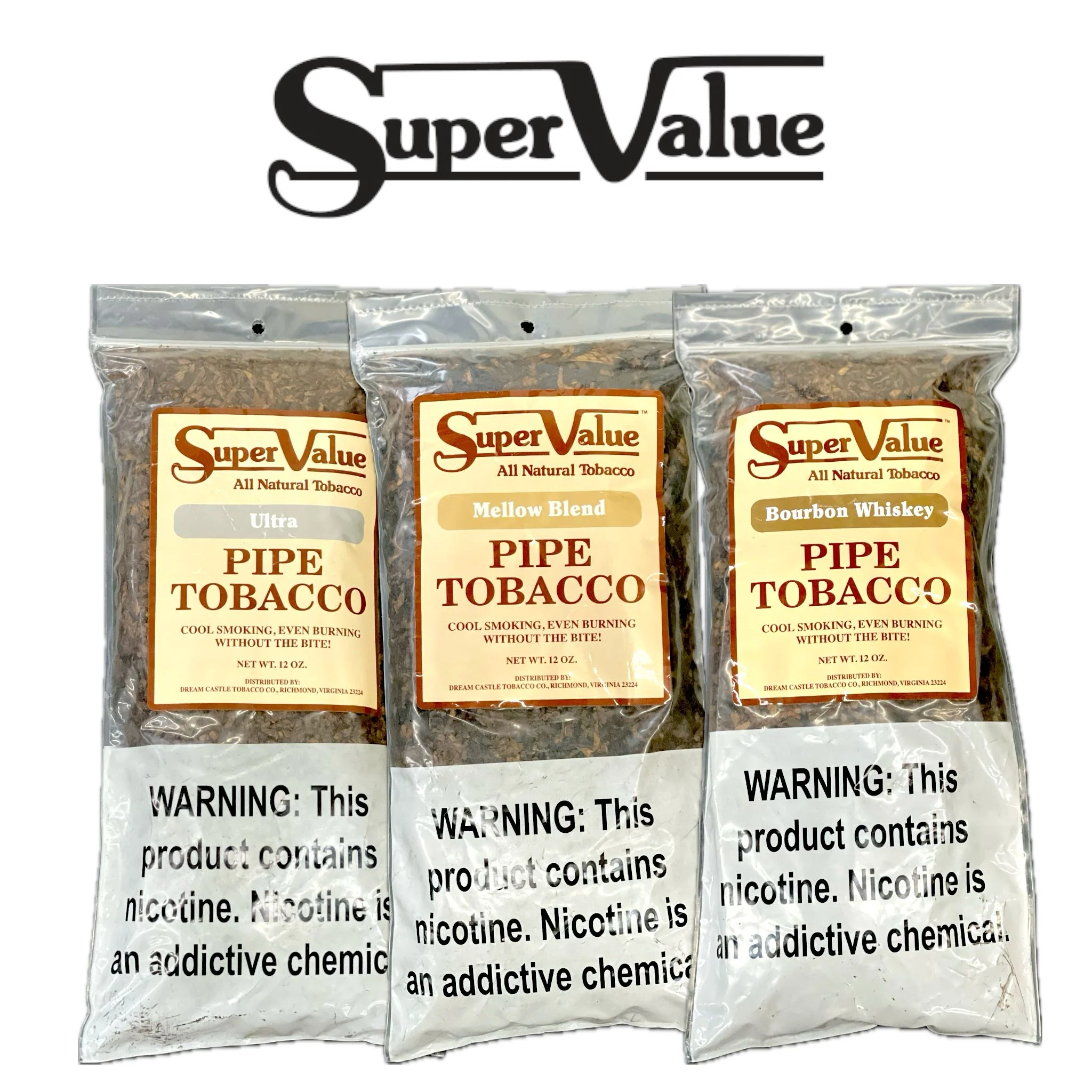 Super Value Pipe Tobacco 12oz