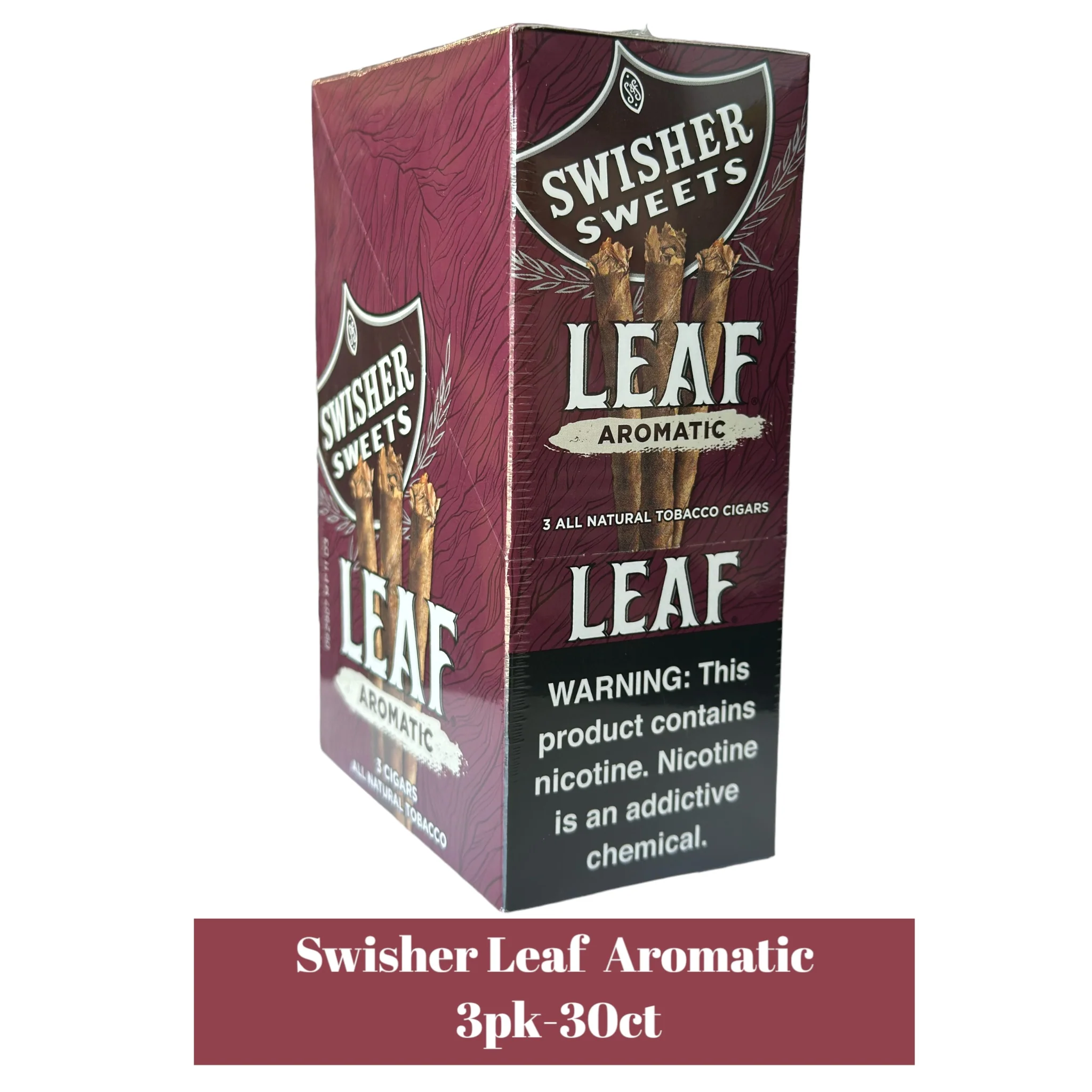 Swisher Leaf Cigars 3pk- 30ct - Image 4