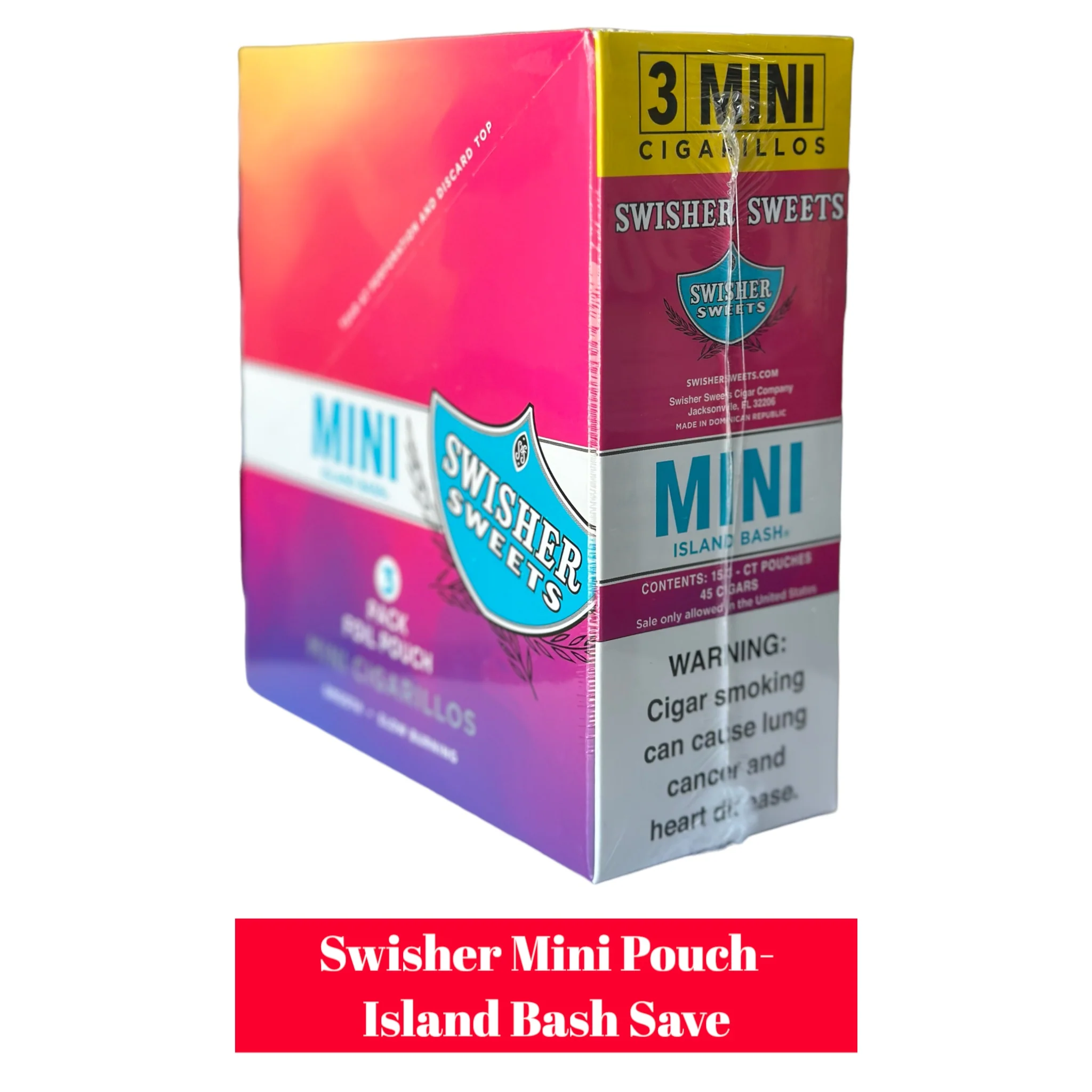 Swisher Mini Pouch 3pk Display- 15ct - Image 8