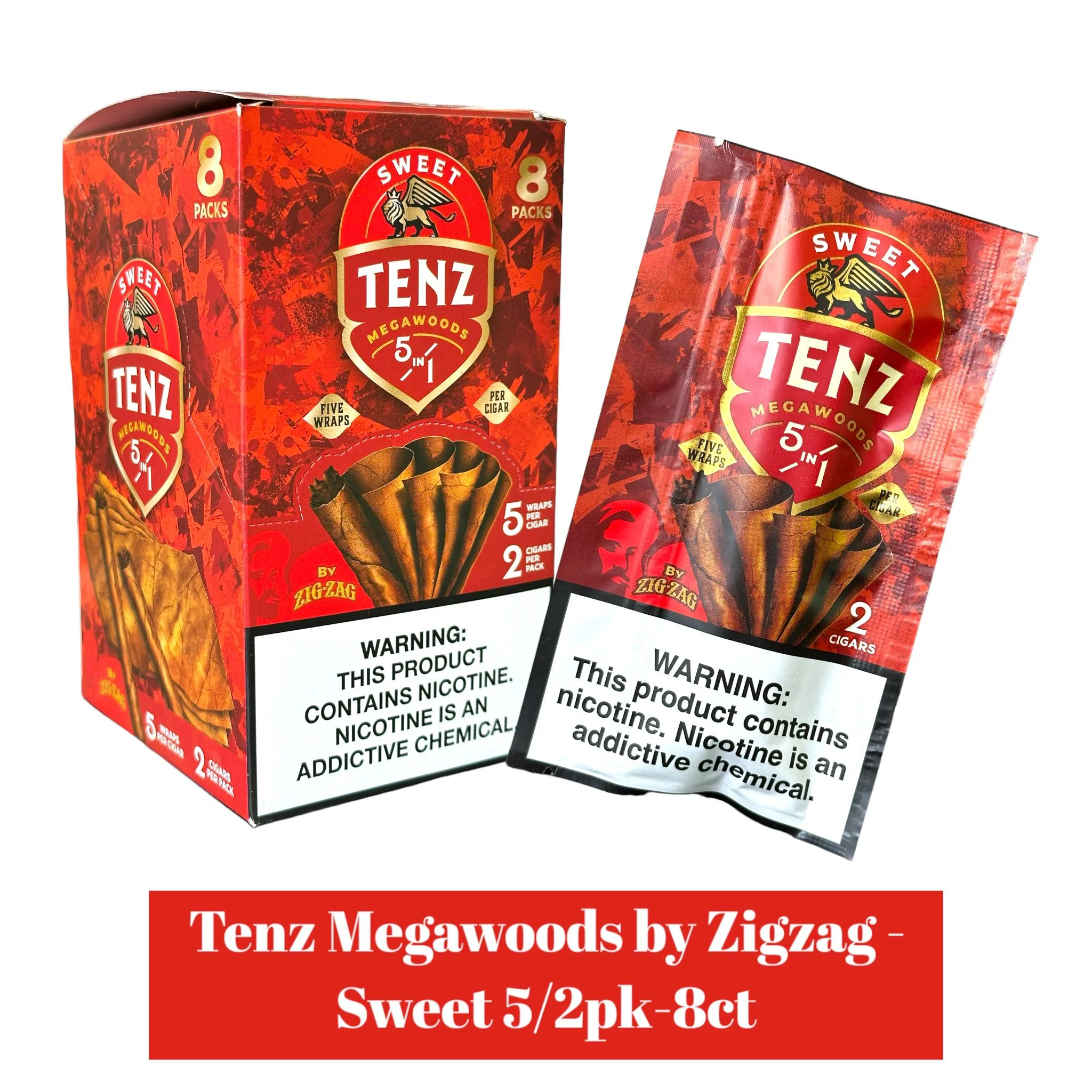 Tenz Megawoods By Zig Zag 5/2pk -8ct - Image 10