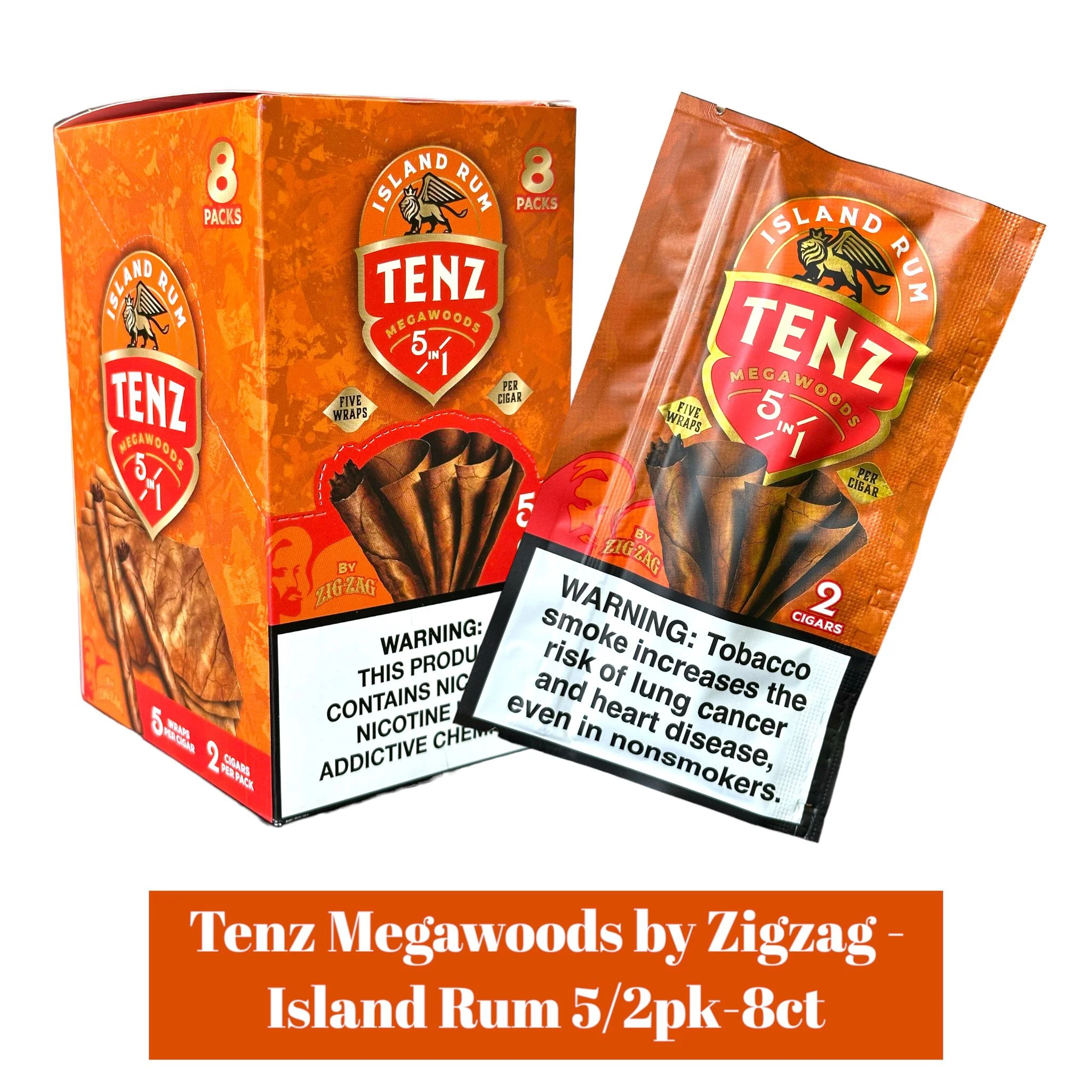 Tenz Megawoods By Zig Zag 5/2pk -8ct - Image 8