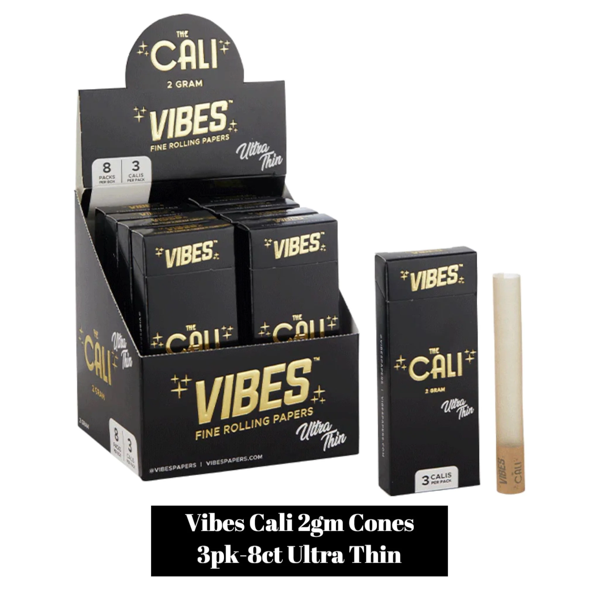 Vibes CALI Cone 2gm 3pk-8ct - Image 4