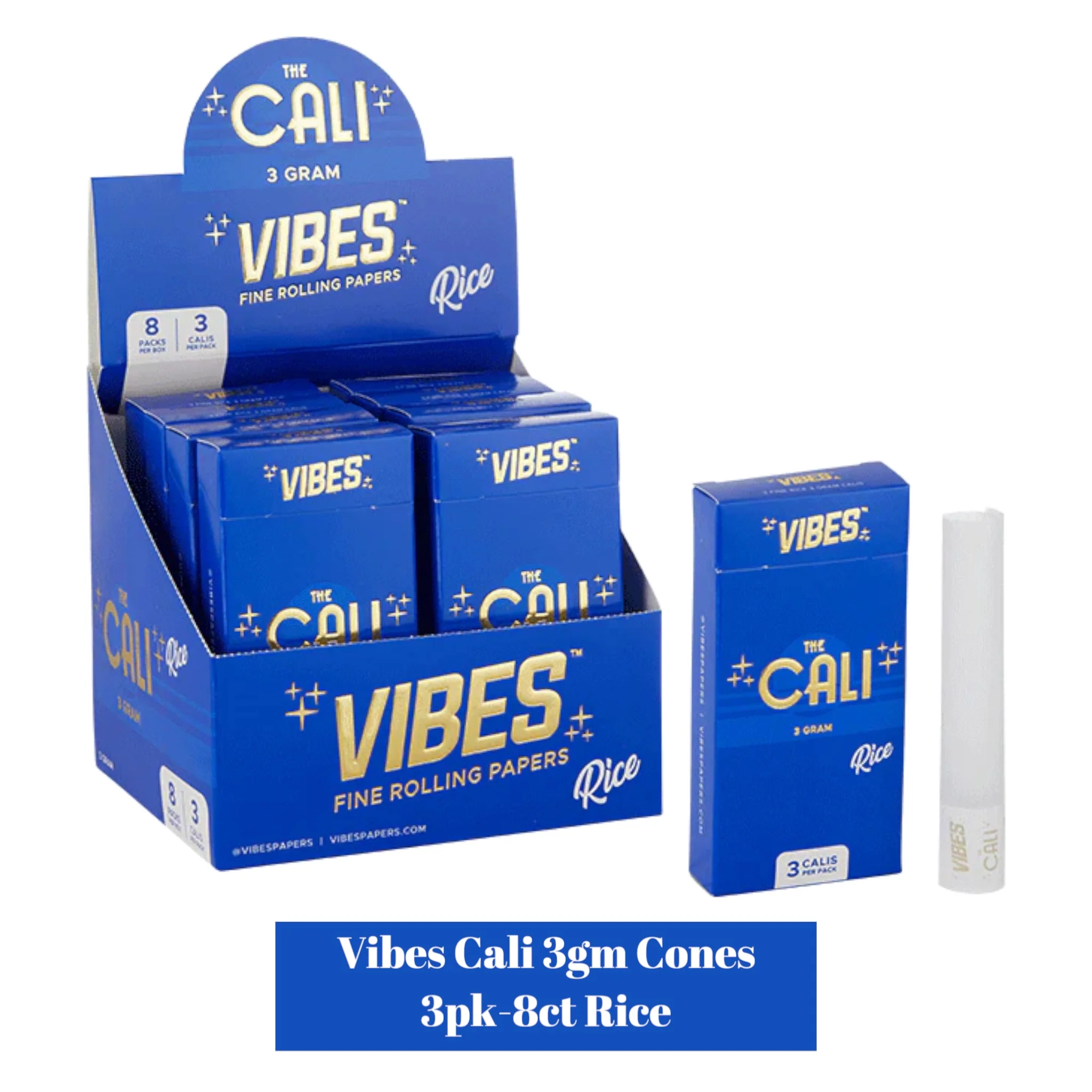 Vibes CALI Cone 3gm 3pk-8ct - Image 5