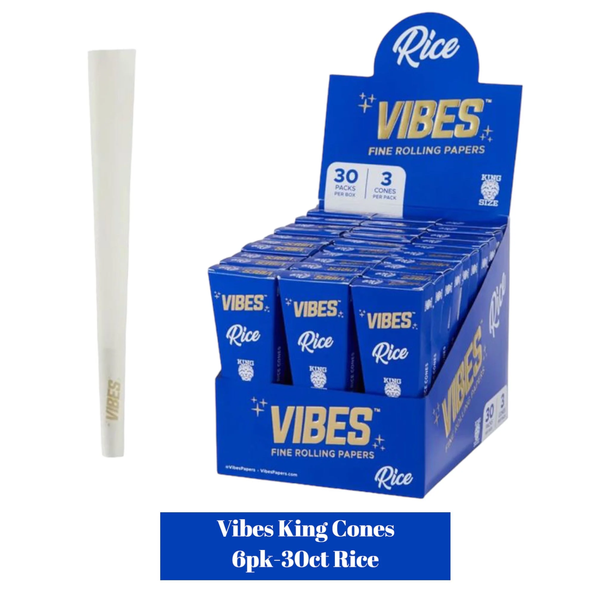 Vibes KING Cone 3pk-30ct - Image 3