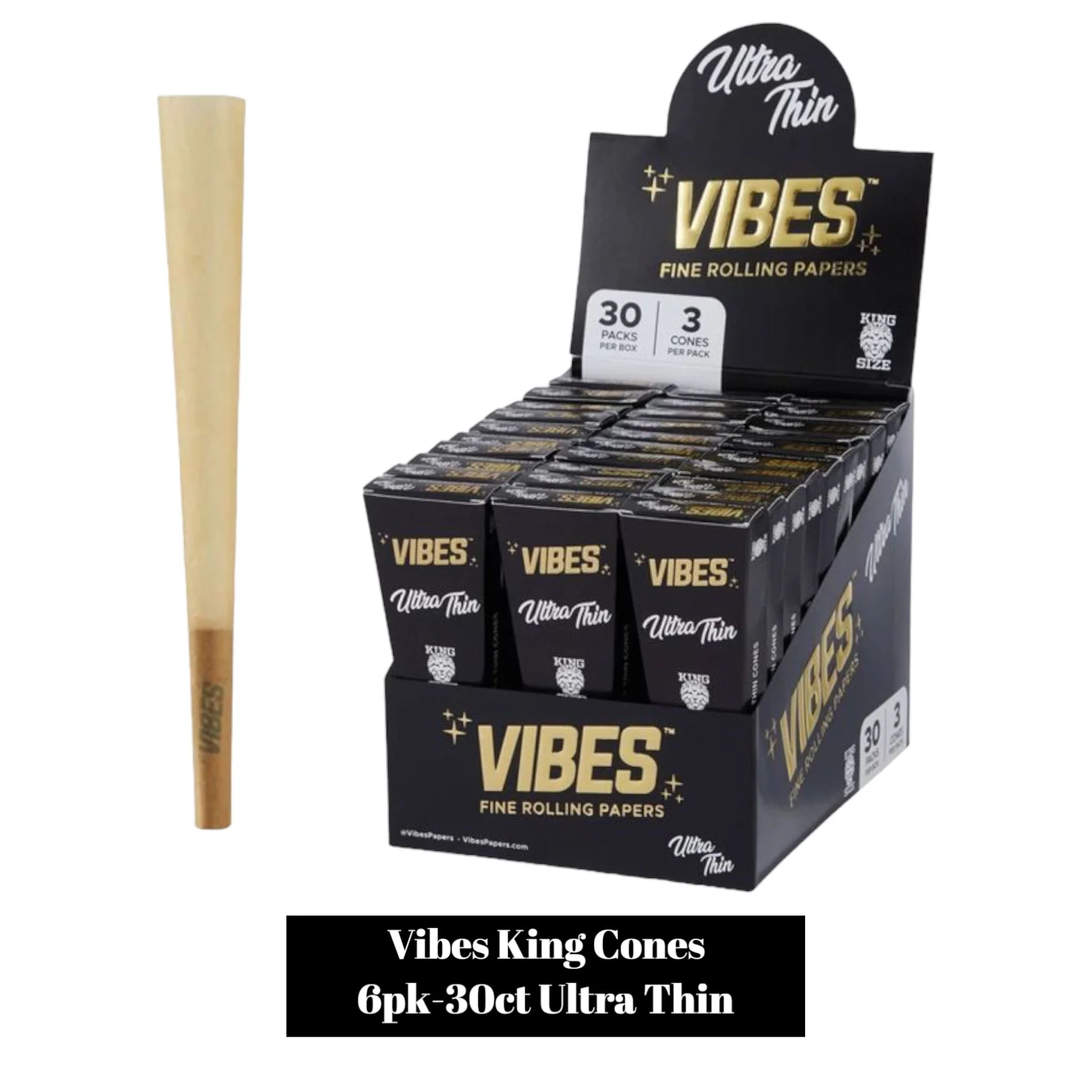 Vibes KING Cone 3pk-30ct - Image 4