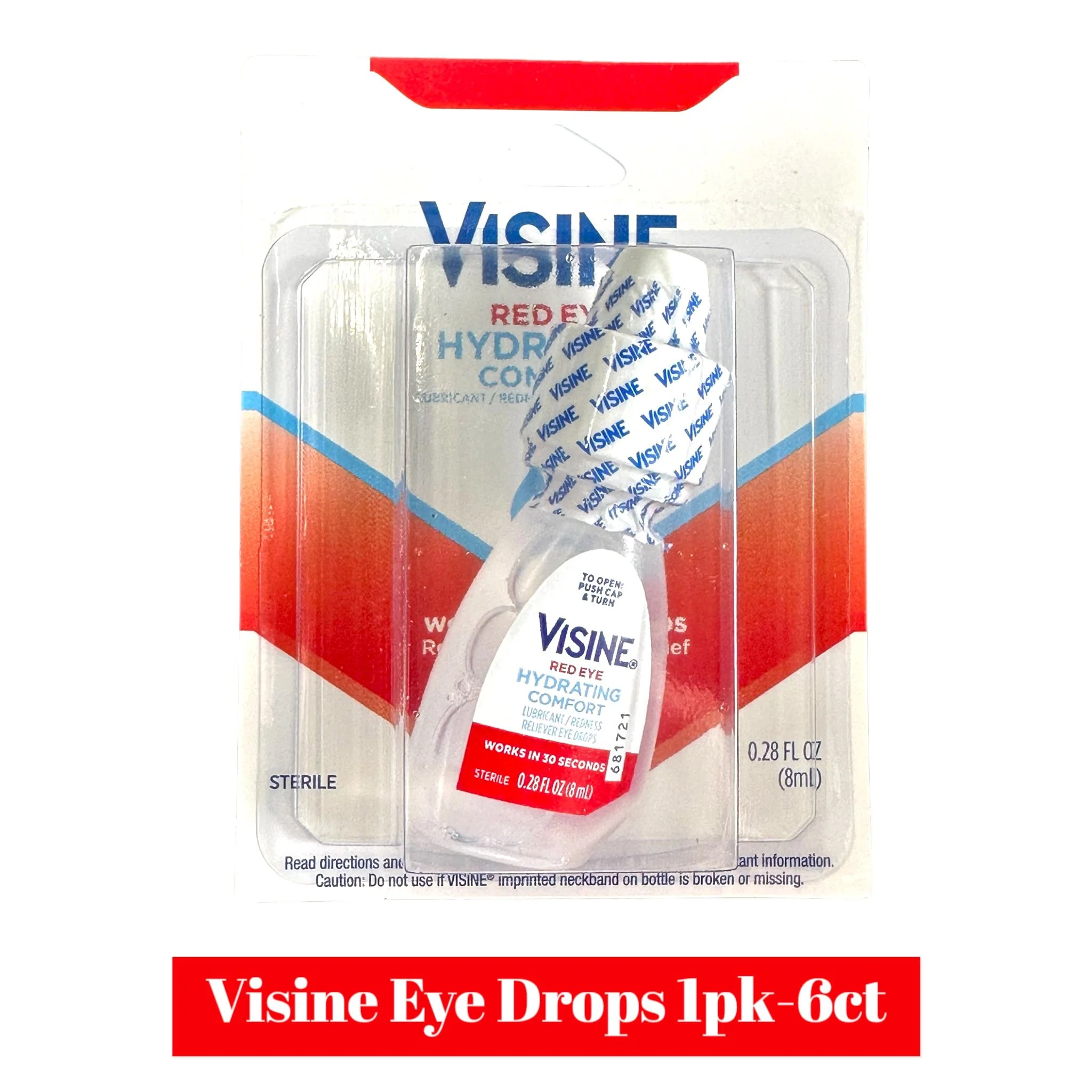 Visine Eye Drops 1pk- 6ct - Image 2
