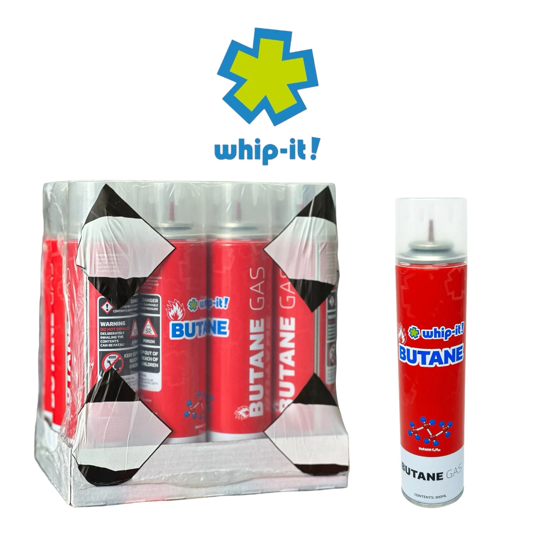 WHIP IT - Butane 300 ml Display-12ct