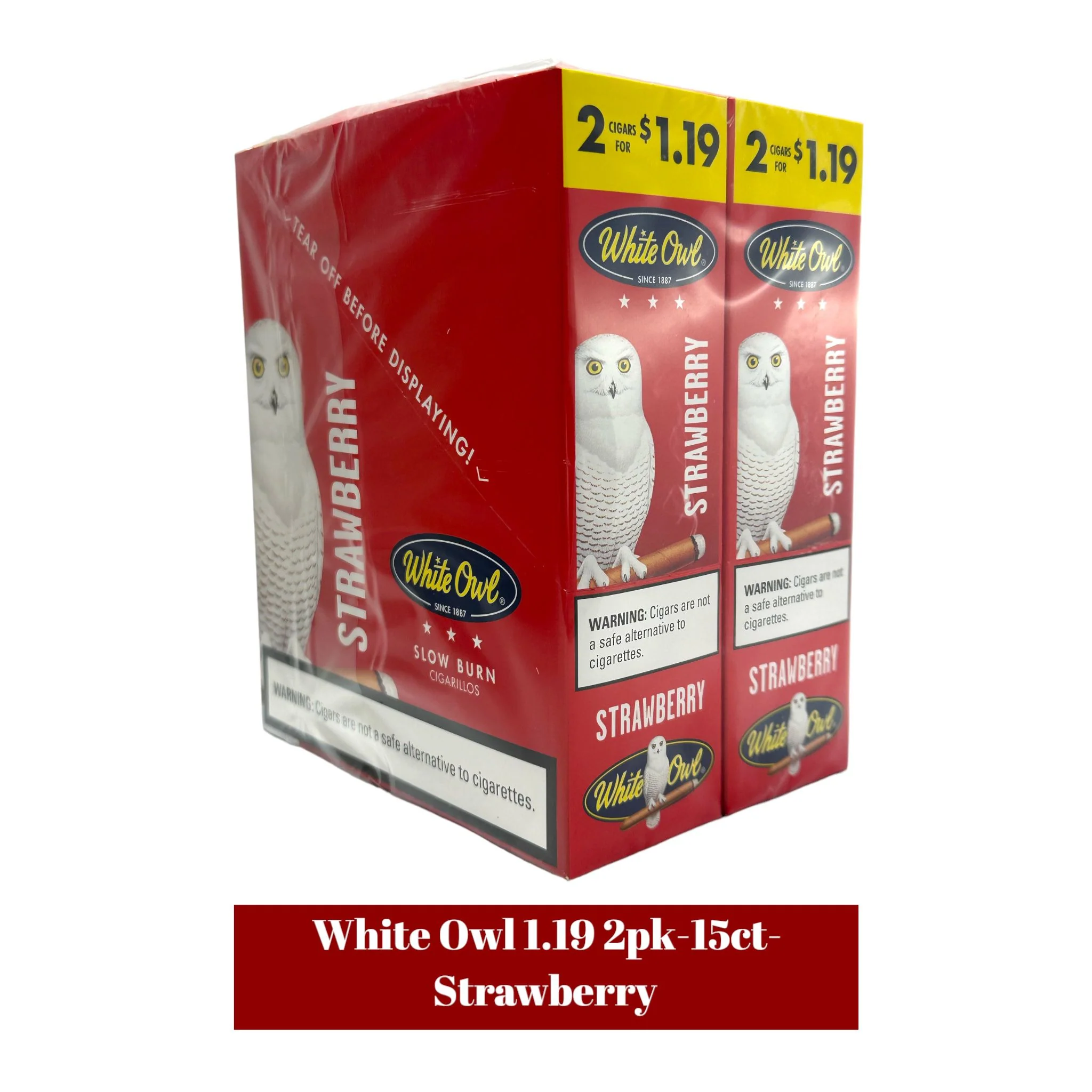 White Owl Cigarillos 1.19 2pk-15ct - Image 2