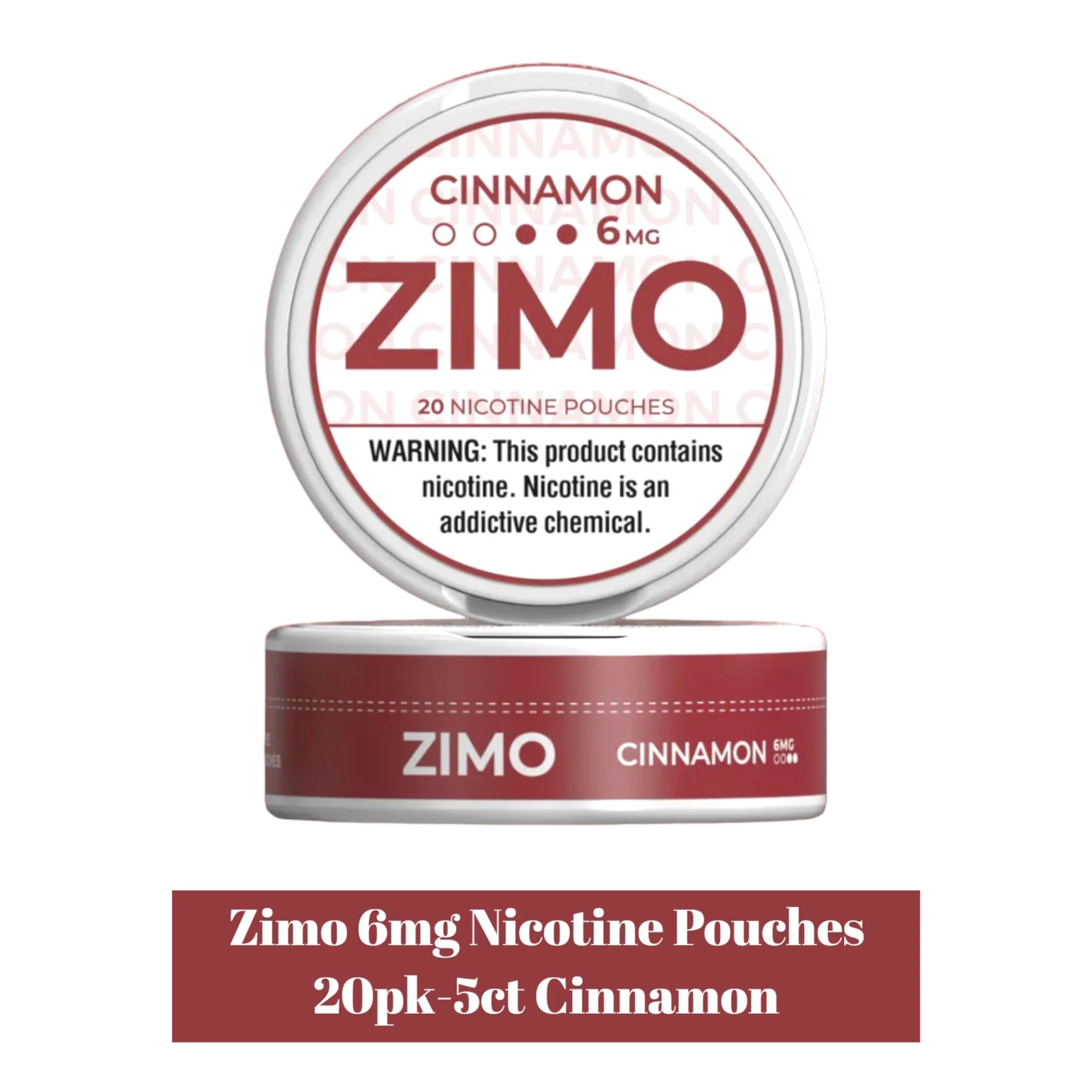 Zimo 6mg Nicotine Pouches 20pk -5ct - Image 3