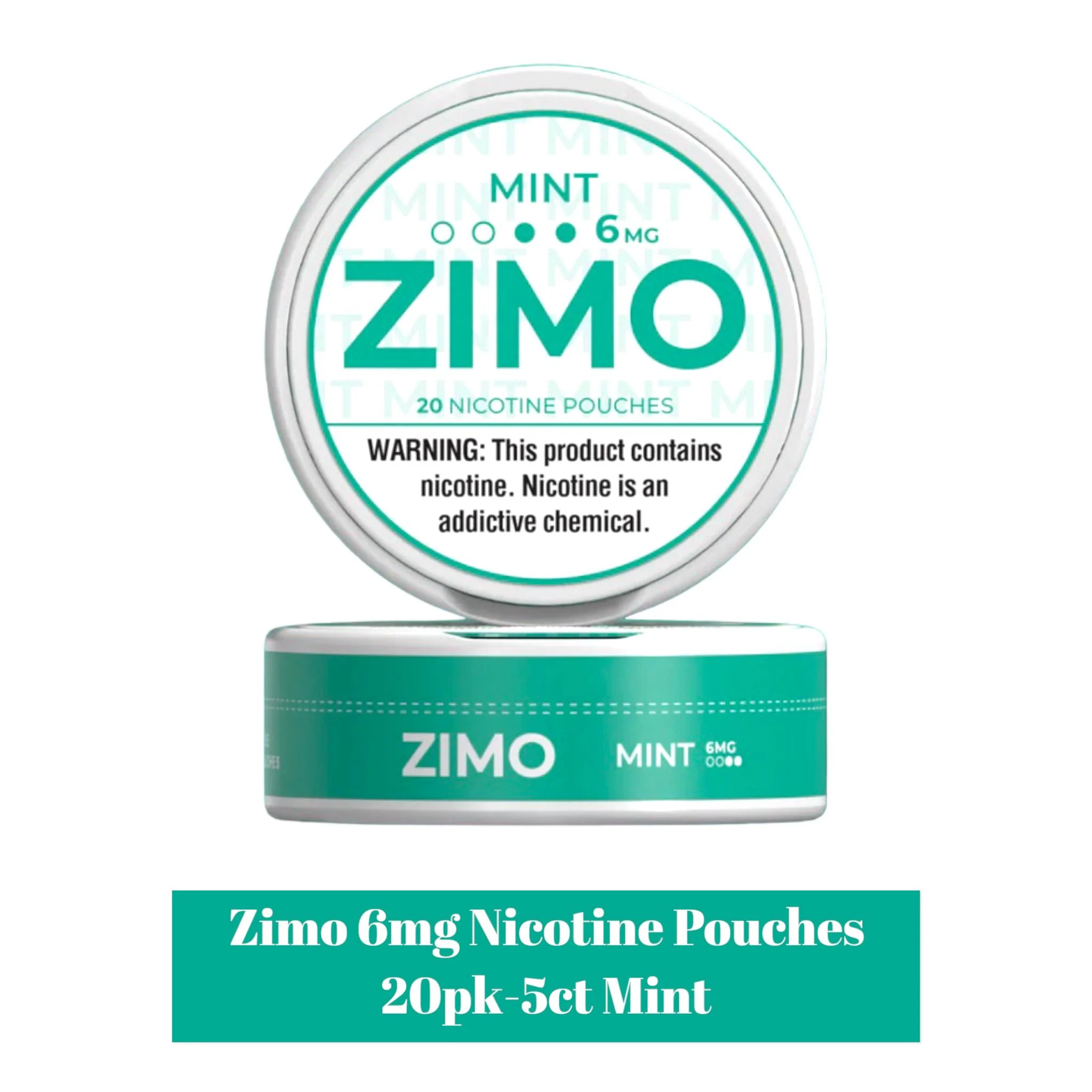 Zimo 6mg Nicotine Pouches 20pk -5ct - Image 6