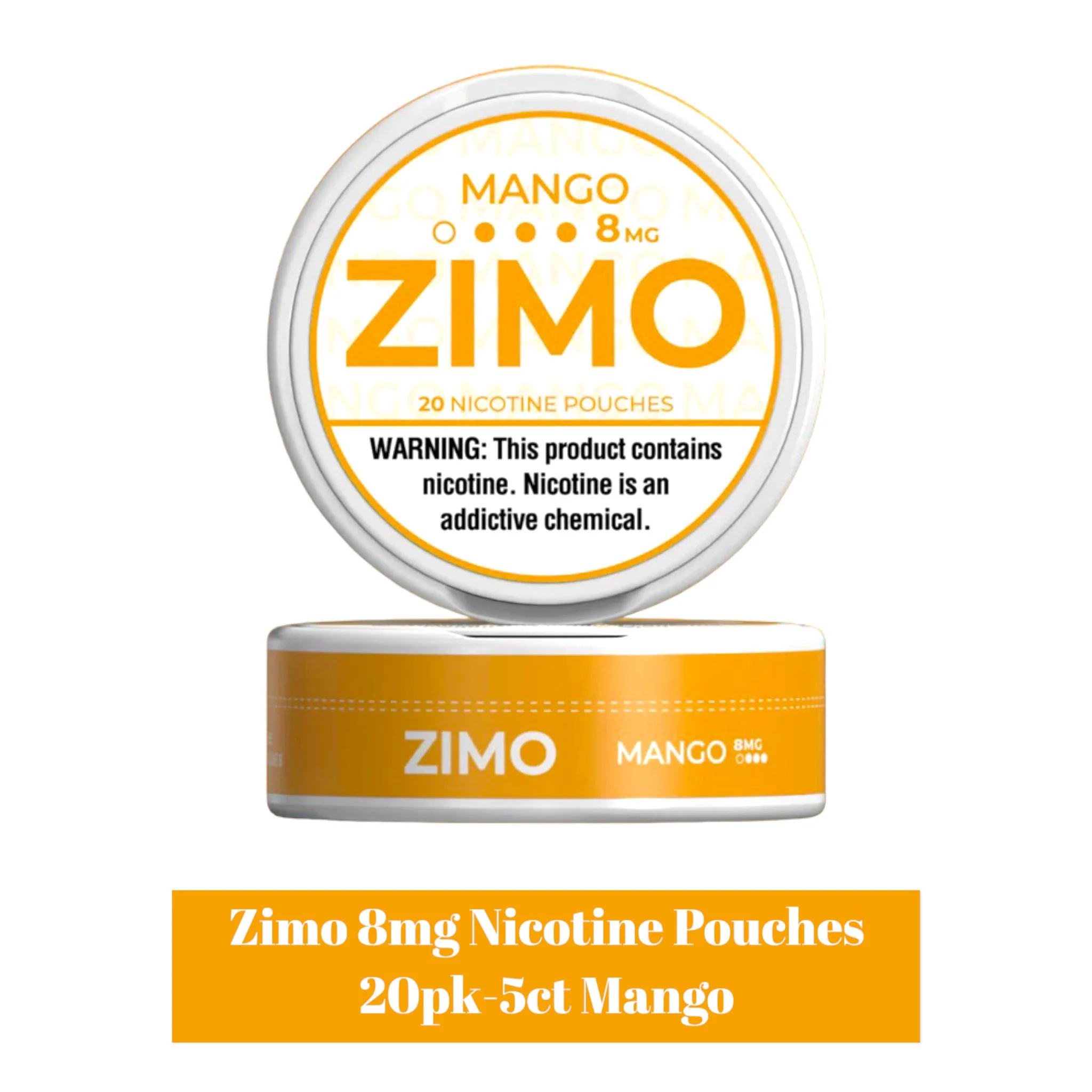 Zimo 8mg Nicotine Pouches 20pk -5ct - Image 5