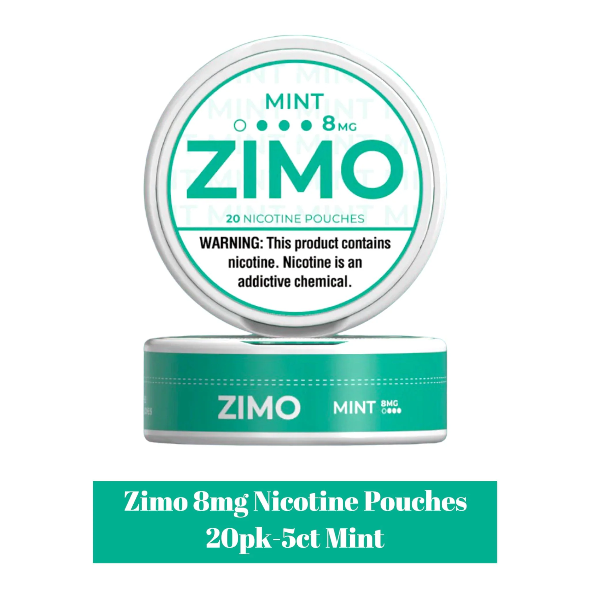 Zimo 8mg Nicotine Pouches 20pk -5ct - Image 6