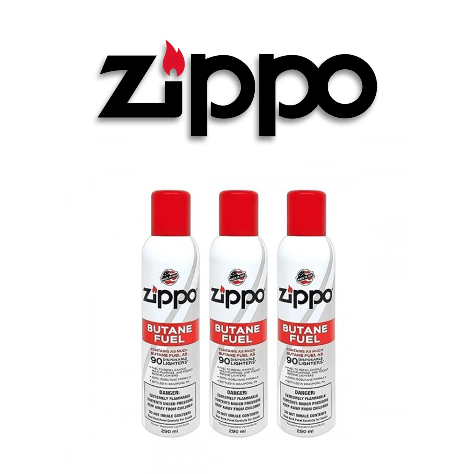 Zippo Butane Can 290ml Can-12ct