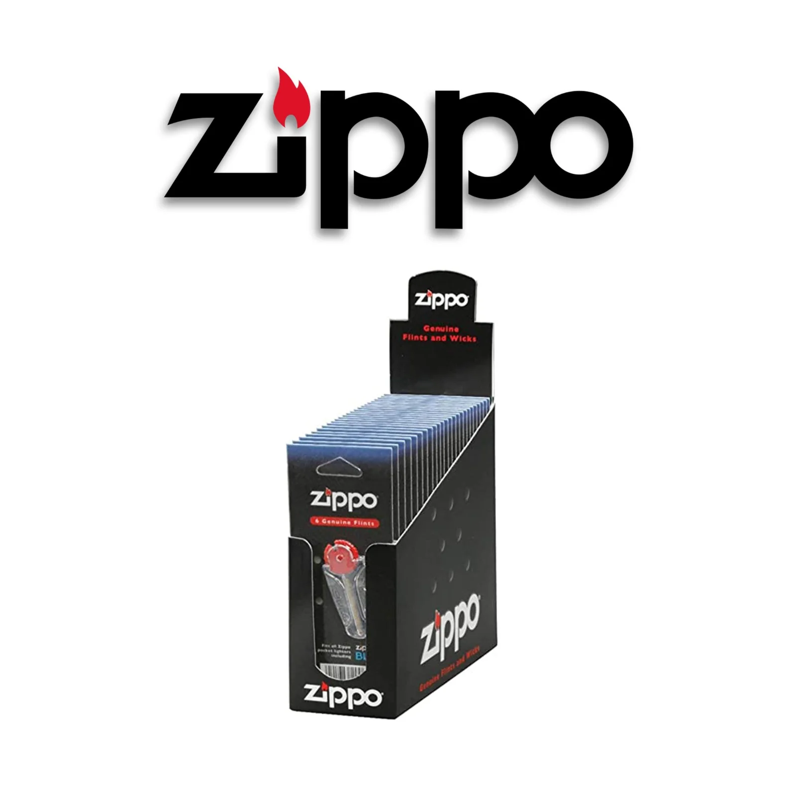 Zippo Flint Display 24ct